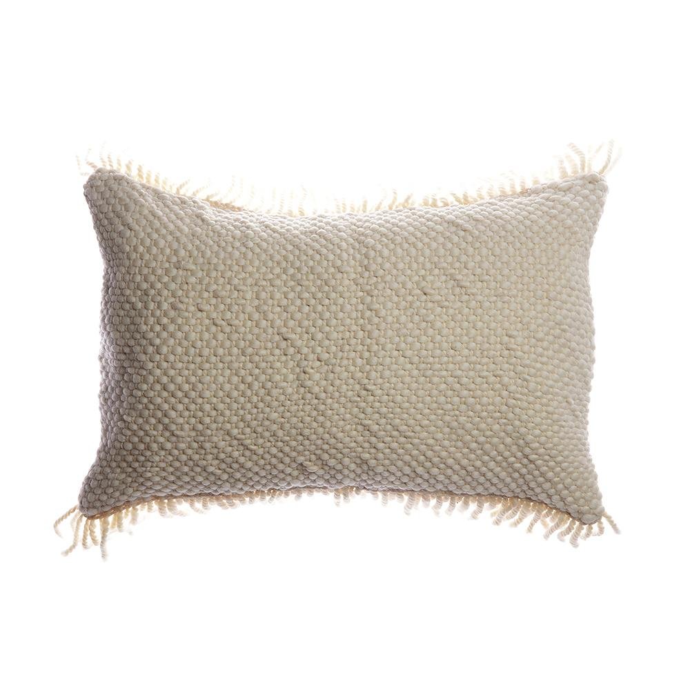Penachos Fringed Wool Pillow - Homelosophy