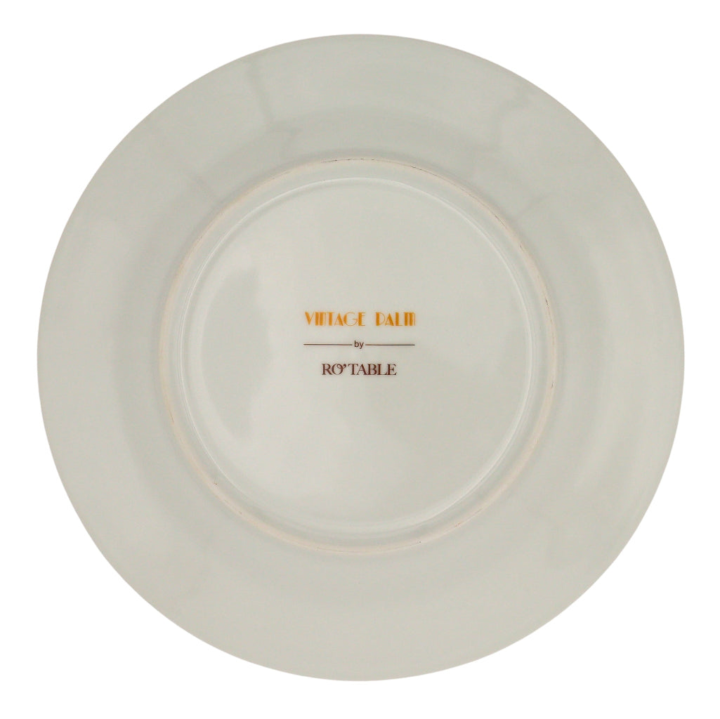 Pistachio & Lychee Leaf Dinner Plate - Set of 4 (+1 Bonus Plate)
