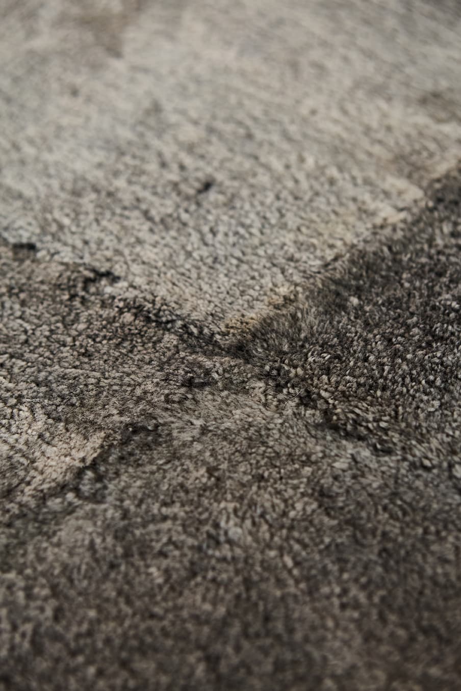 PLAIN STACKED - Charcoal Lambskin Rug - Homelosophy, view 11
