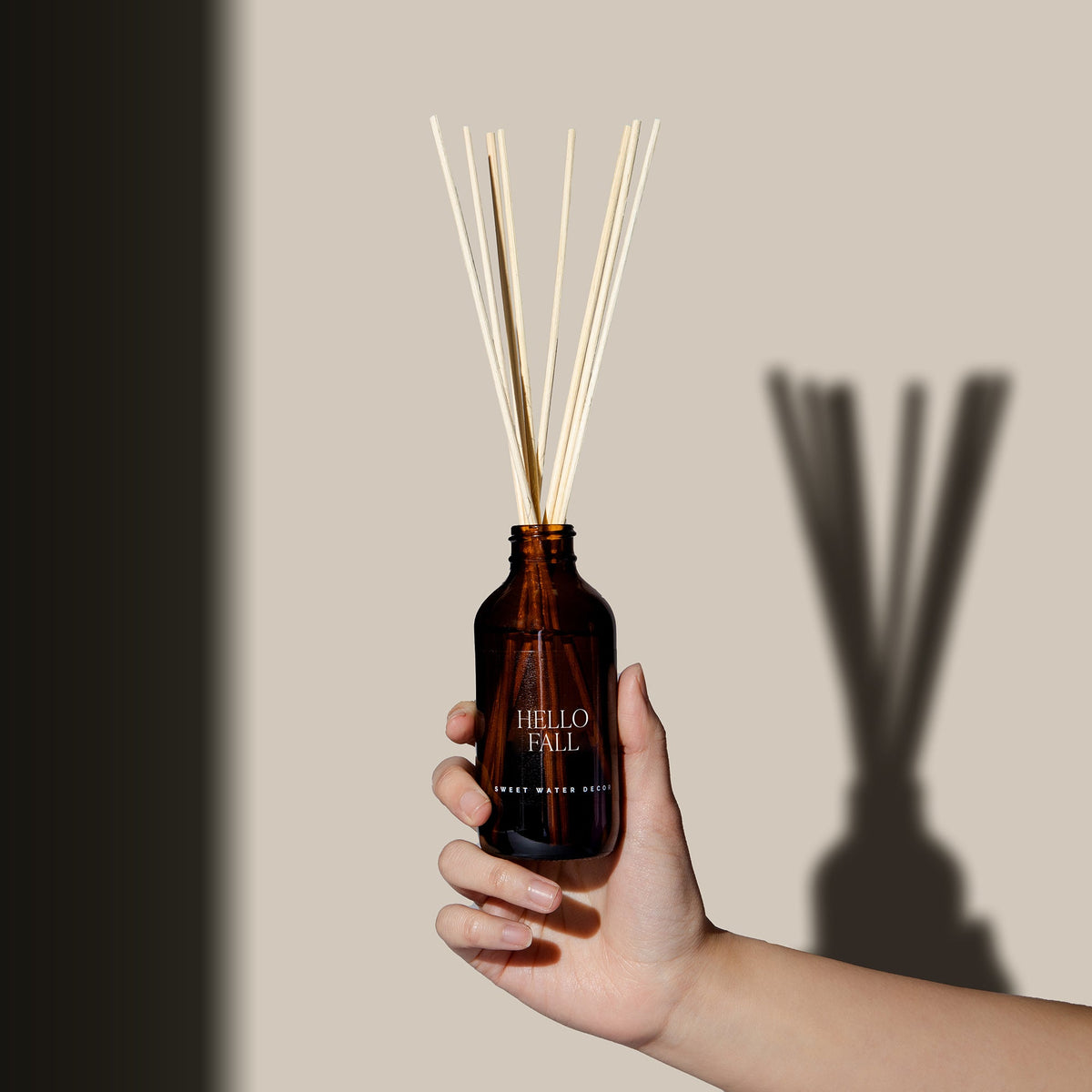 Hello Fall Amber Reed Diffuser - Sweet Water Decor, view 4