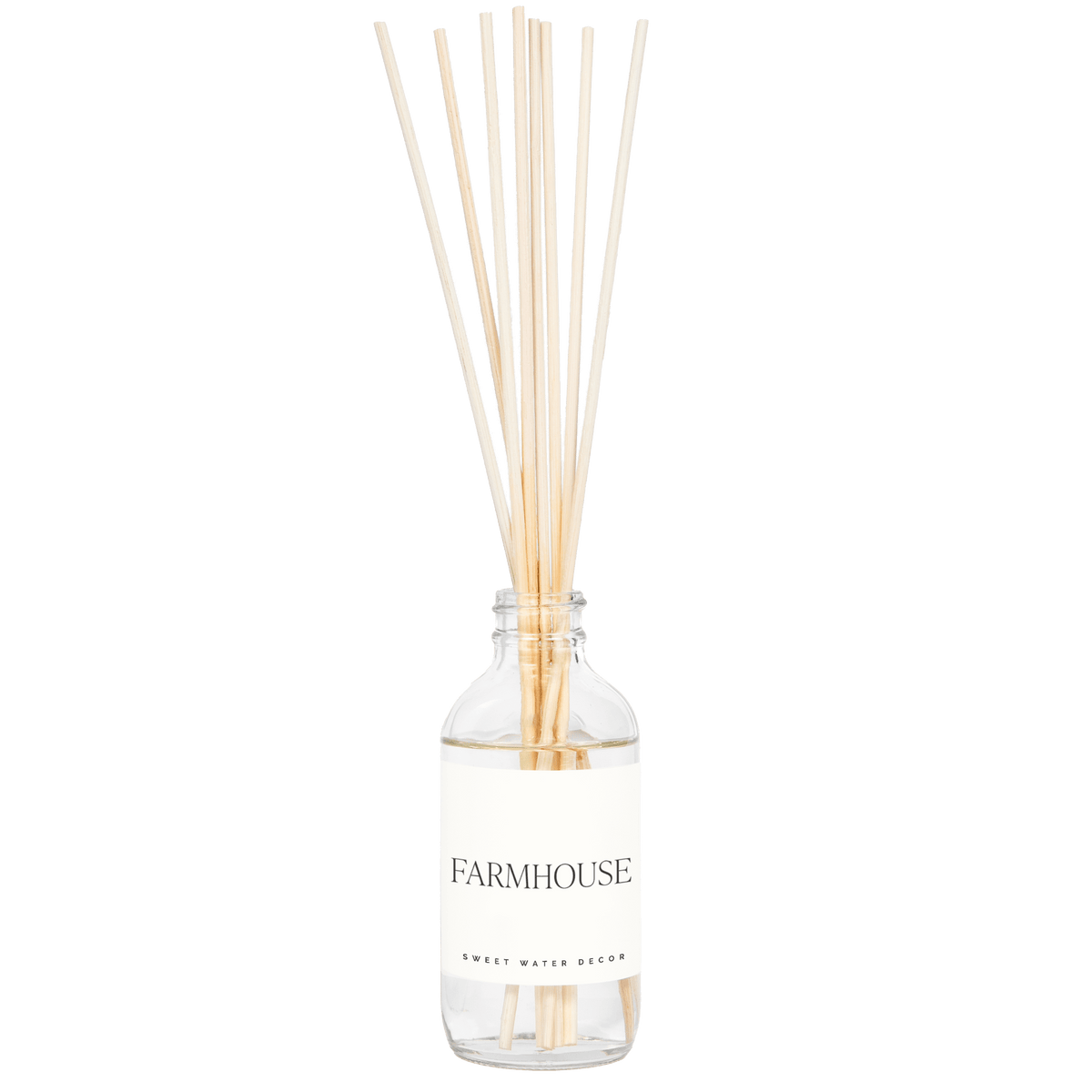 Farmhouse Clear Reed Diffuser - Sweet Water Decor, view 9