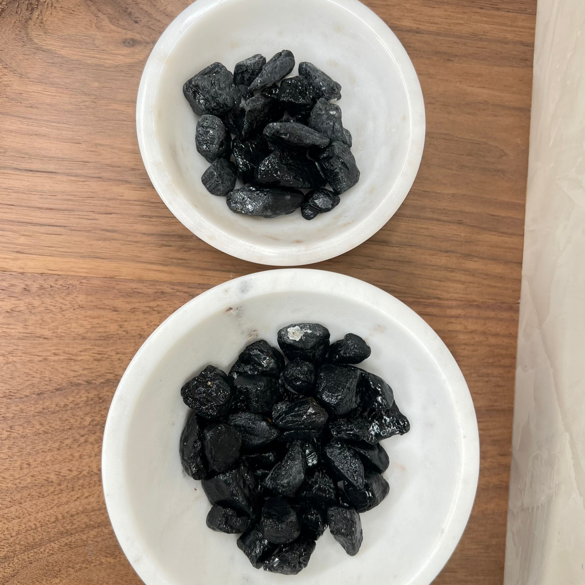 Raw Tumbled Black Tourmaline - Source by Studio Skara, view 5