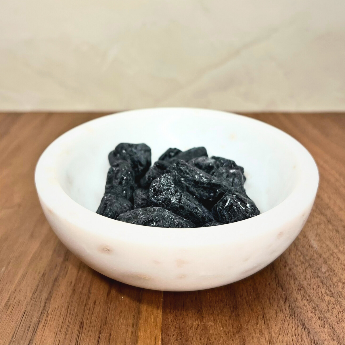 Raw Tumbled Black Tourmaline - Source by Studio Skara, view 2