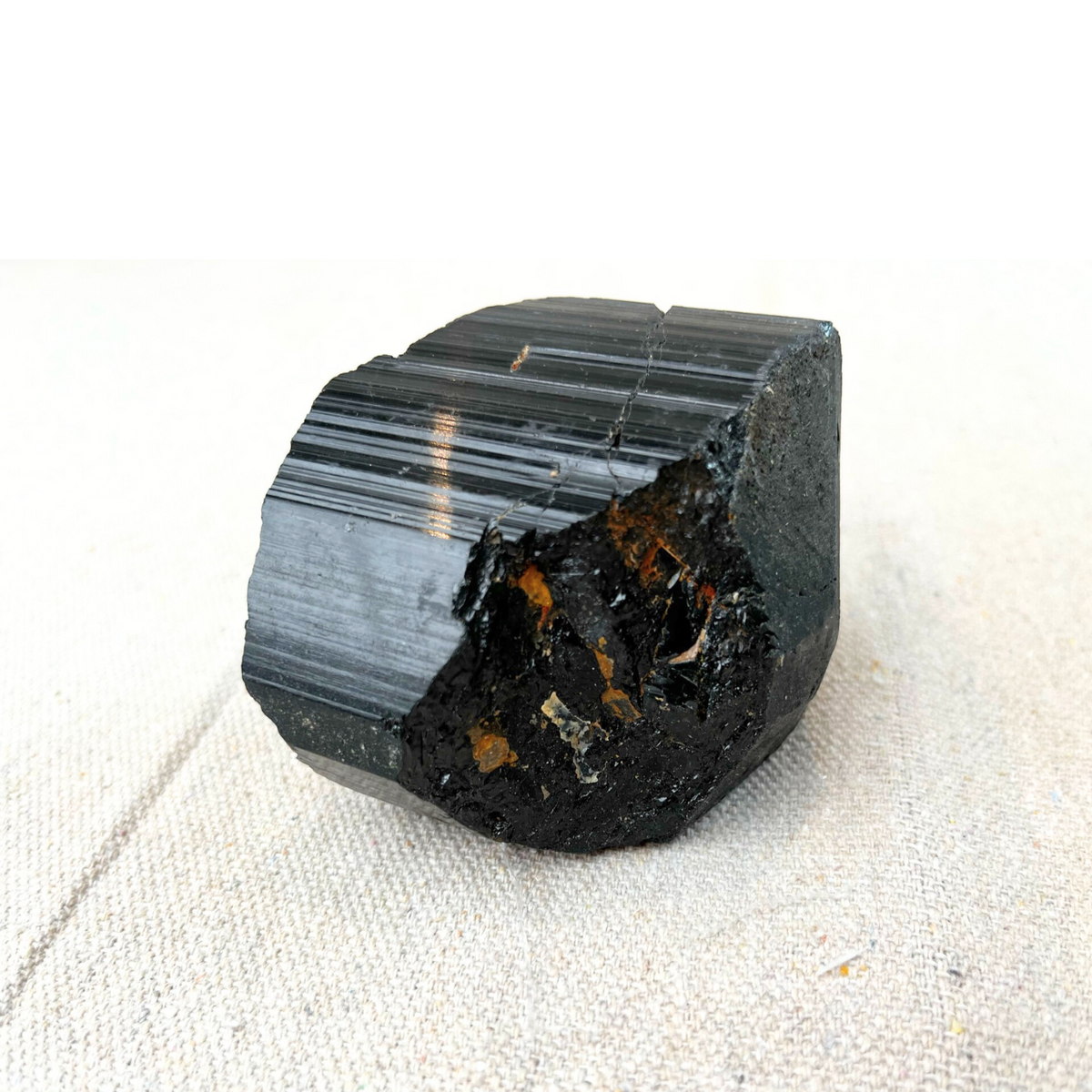 Raw Black Tourmaline Chunk - Source by Studio Skara, view 8