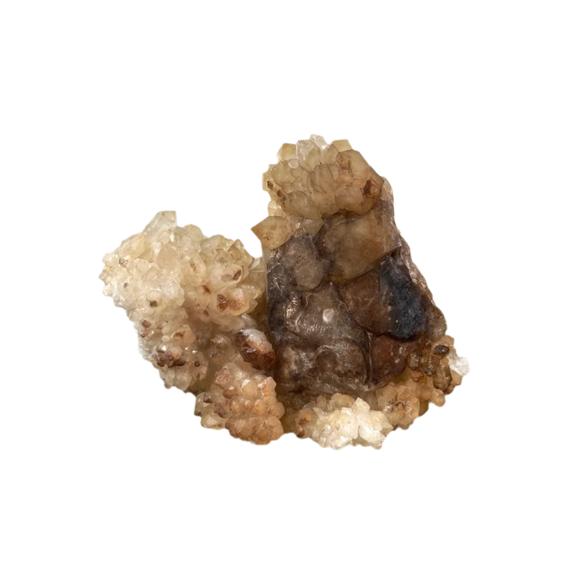 Rose Quartz Hematite Large Cluster - Source by Studio Skara