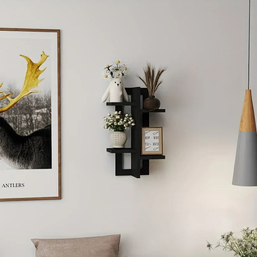 Shelves - Floating Wood Brown