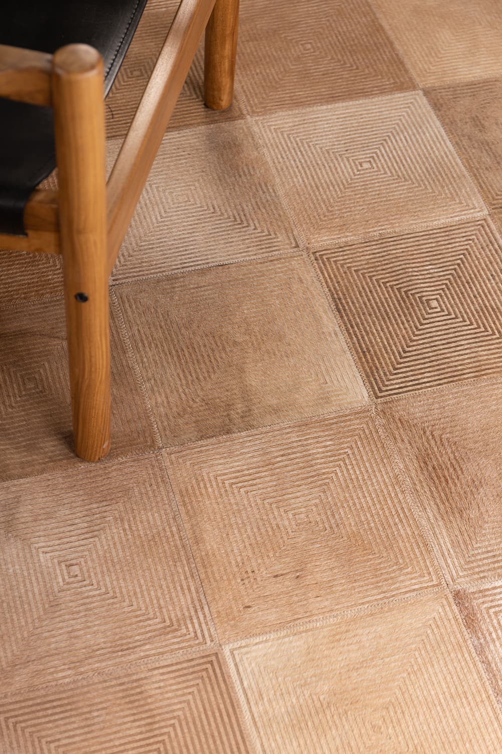 SPIRAL - Lasered Cowhide Rug - Homelosophy