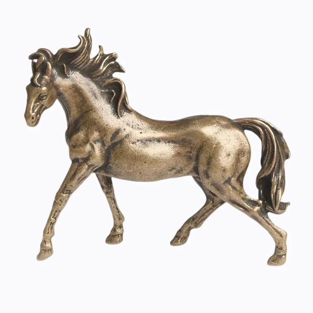 Stallion Statue - Majestic Bronze Miniature