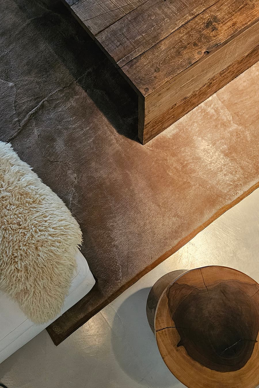 STANDY - Organic Sheepskin Rug - Homelosophy, view 7