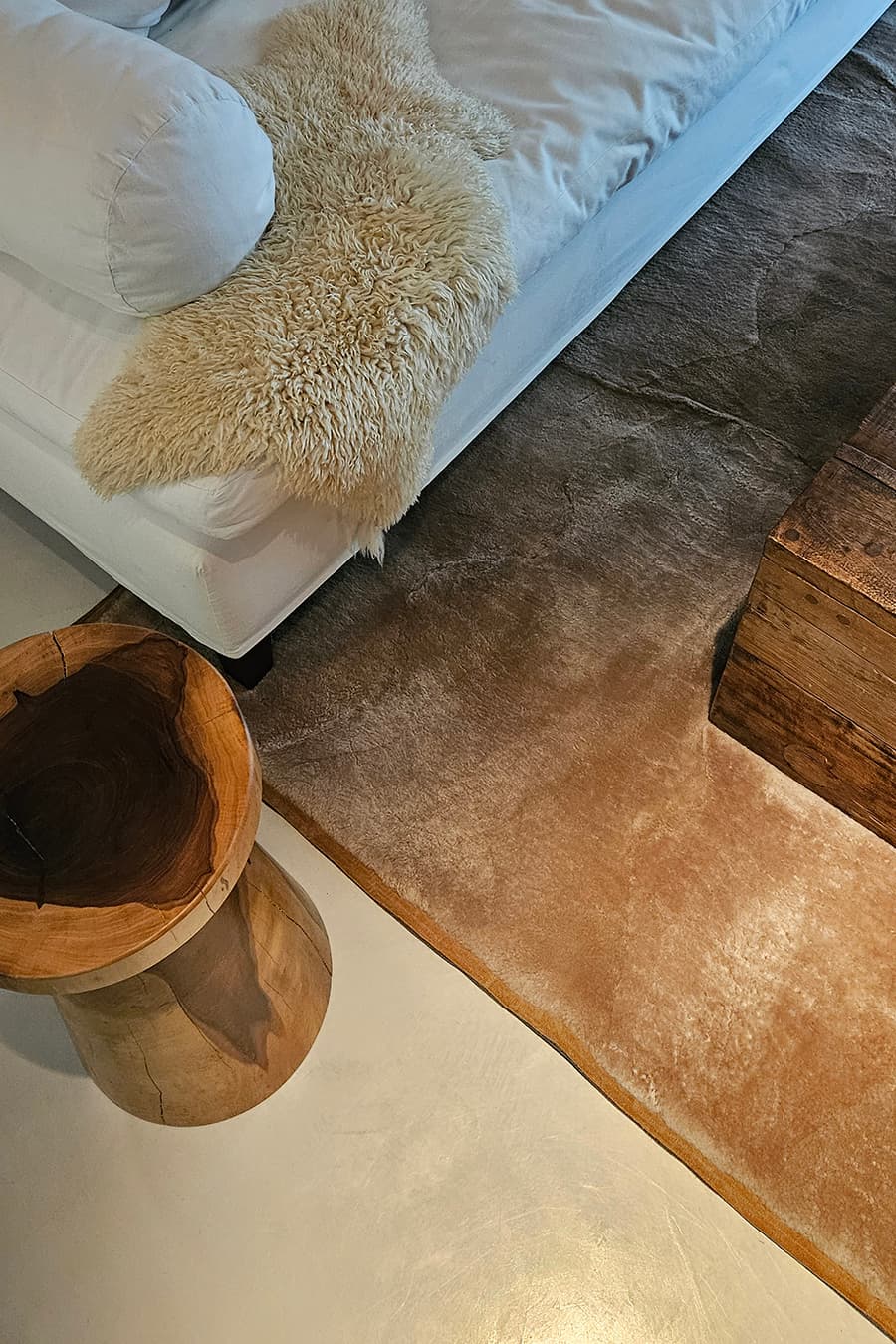 STANDY - Organic Sheepskin Rug - Homelosophy, view 8