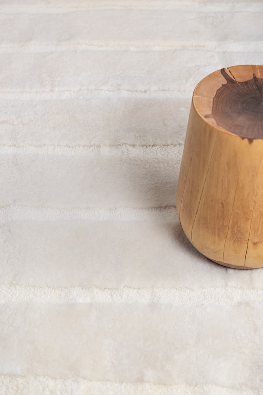 SUMMIT - Stripes Shearling Rug - Homelosophy