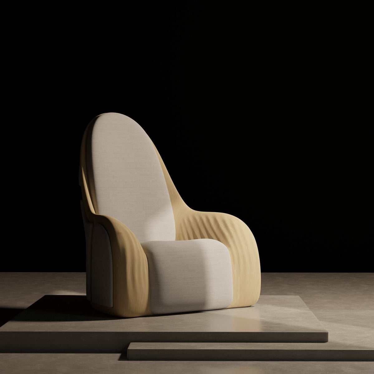 The Oyster Listening Chair - Oyster Wellness, view 3