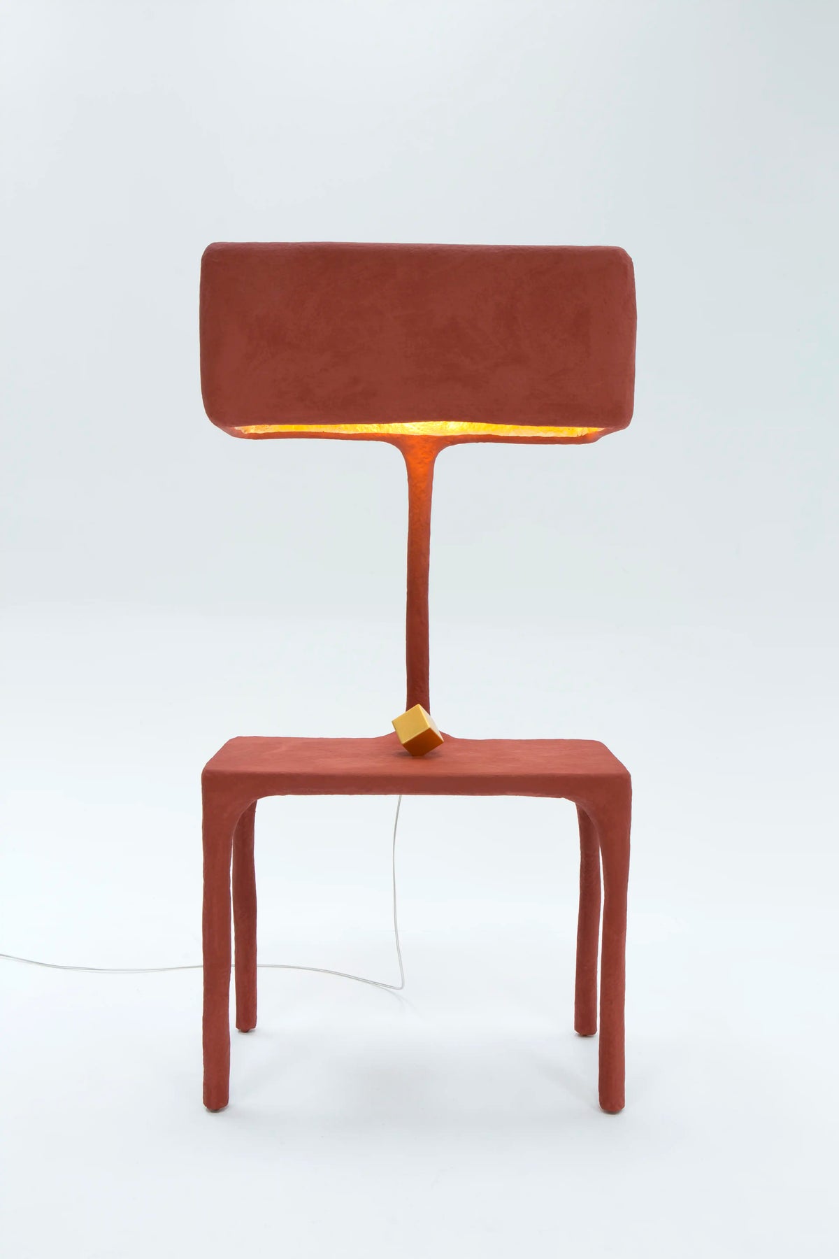 Maximalist Red Floor Lamp - IC-6 by Studio Josha