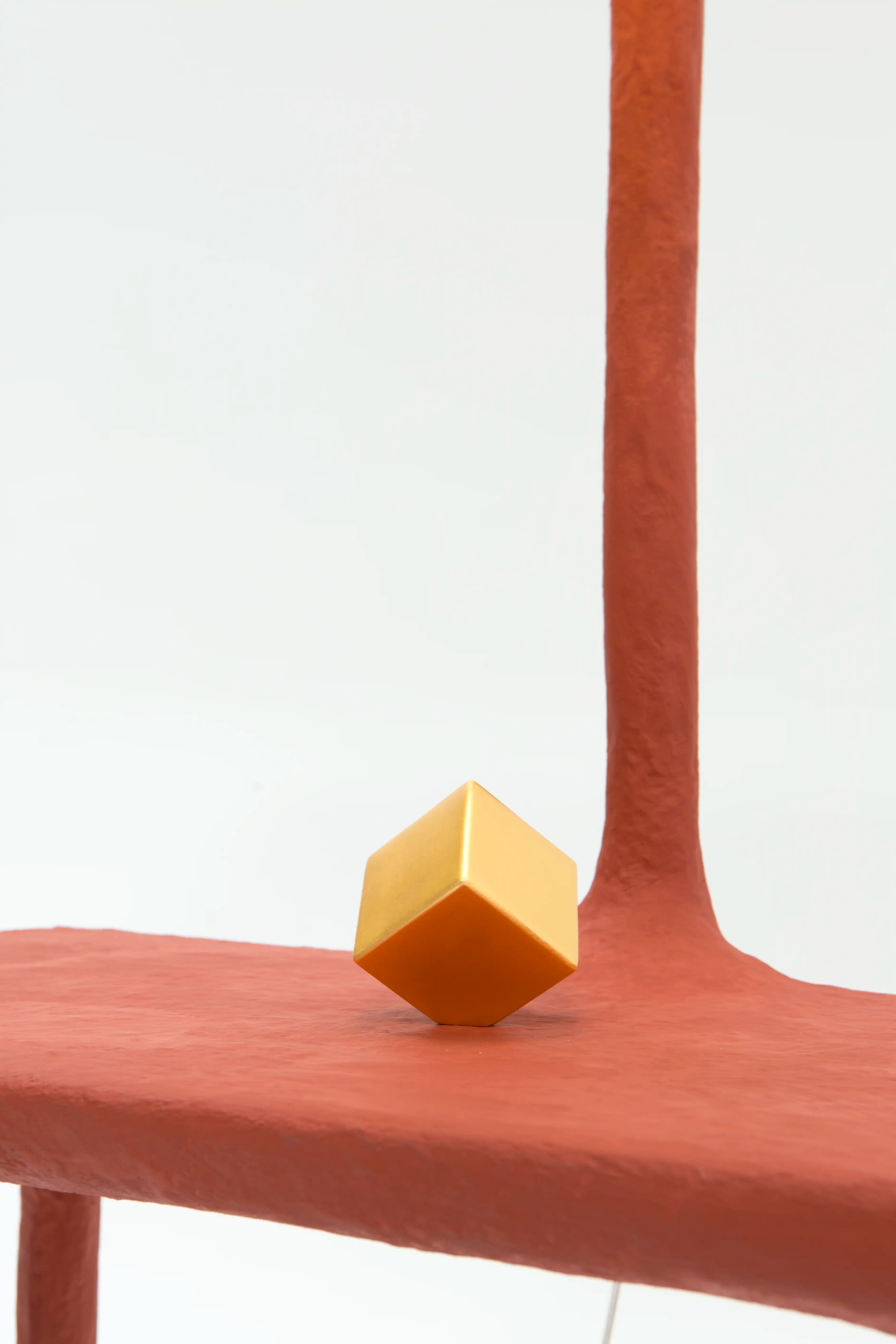 Maximalist Red Floor Lamp - IC-6 by Studio Josha