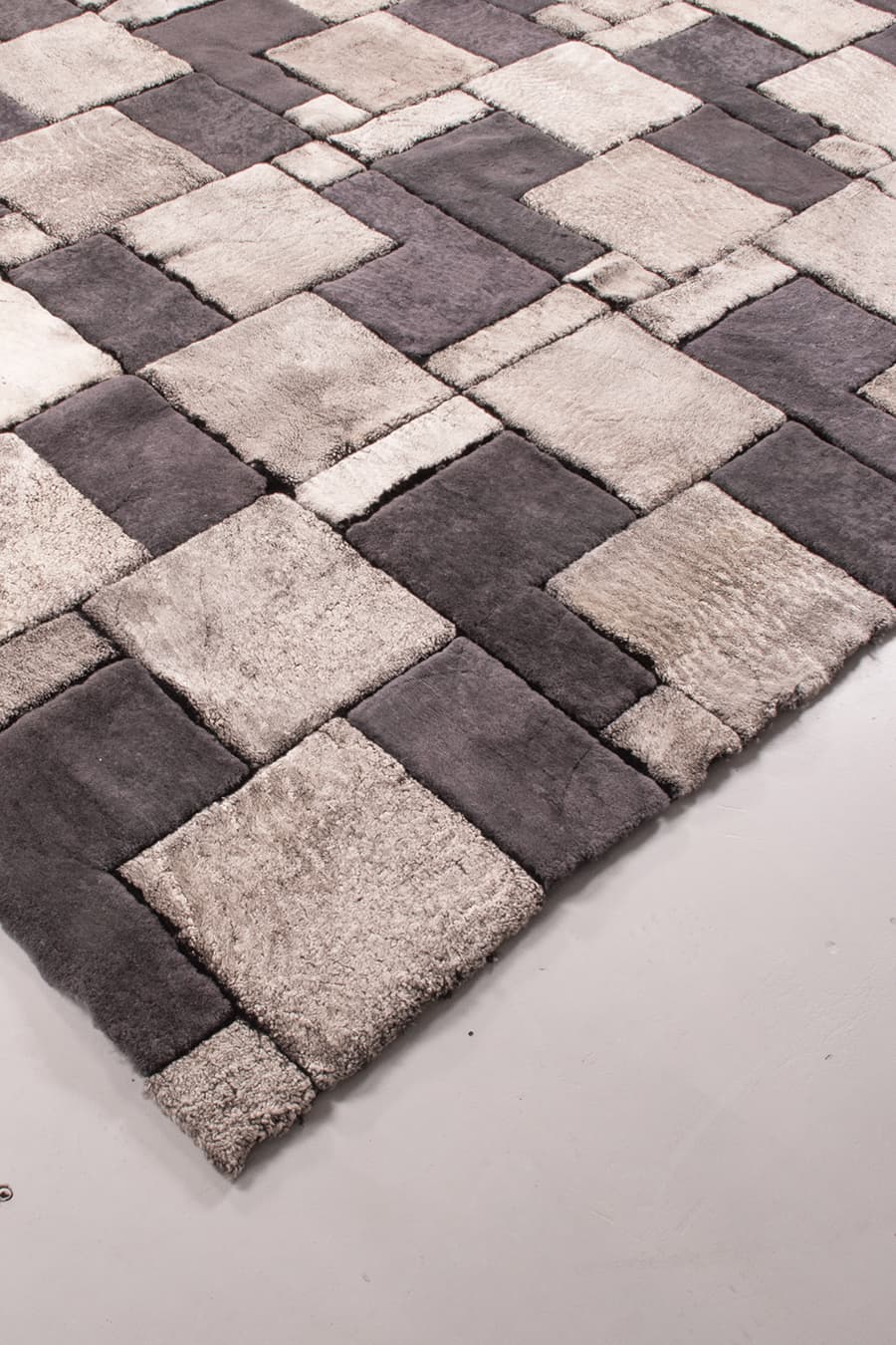 TETRIS HI & LOW – Dimensional Custom Shearling Rug - Homelosophy, view 3
