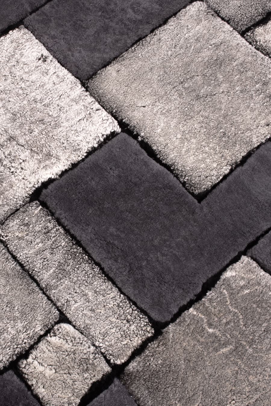 TETRIS HI & LOW – Dimensional Custom Shearling Rug - Homelosophy, view 4