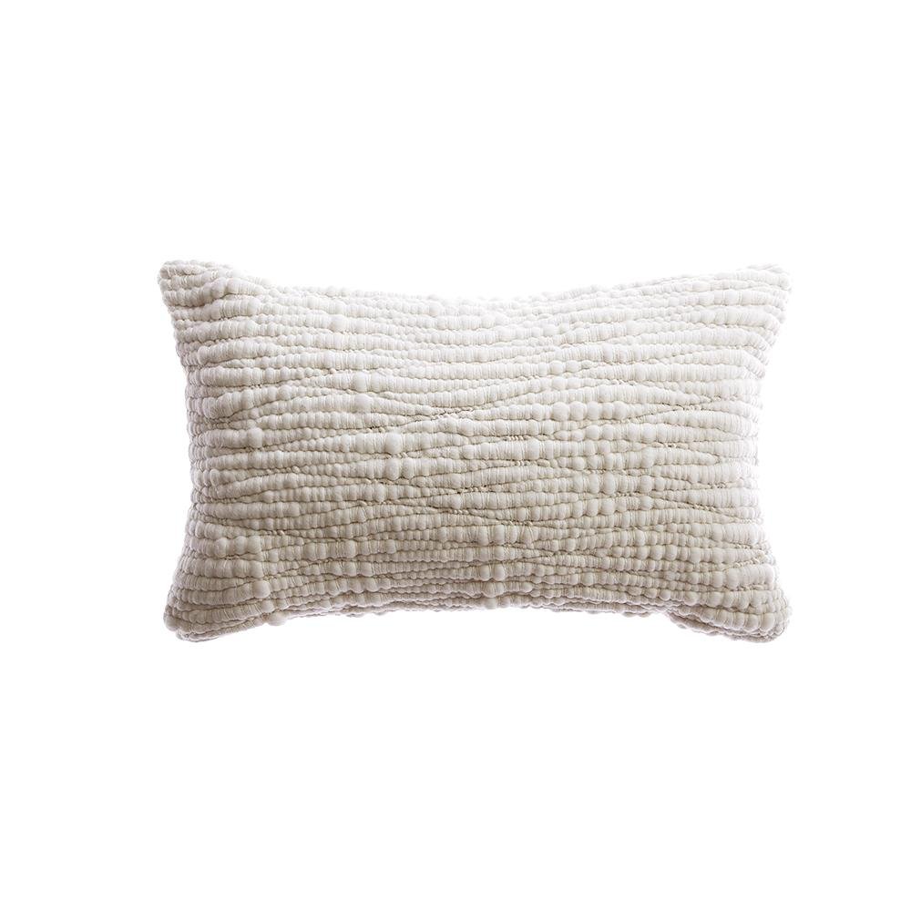 Natural Textured Wool Pillow - Homelosophy