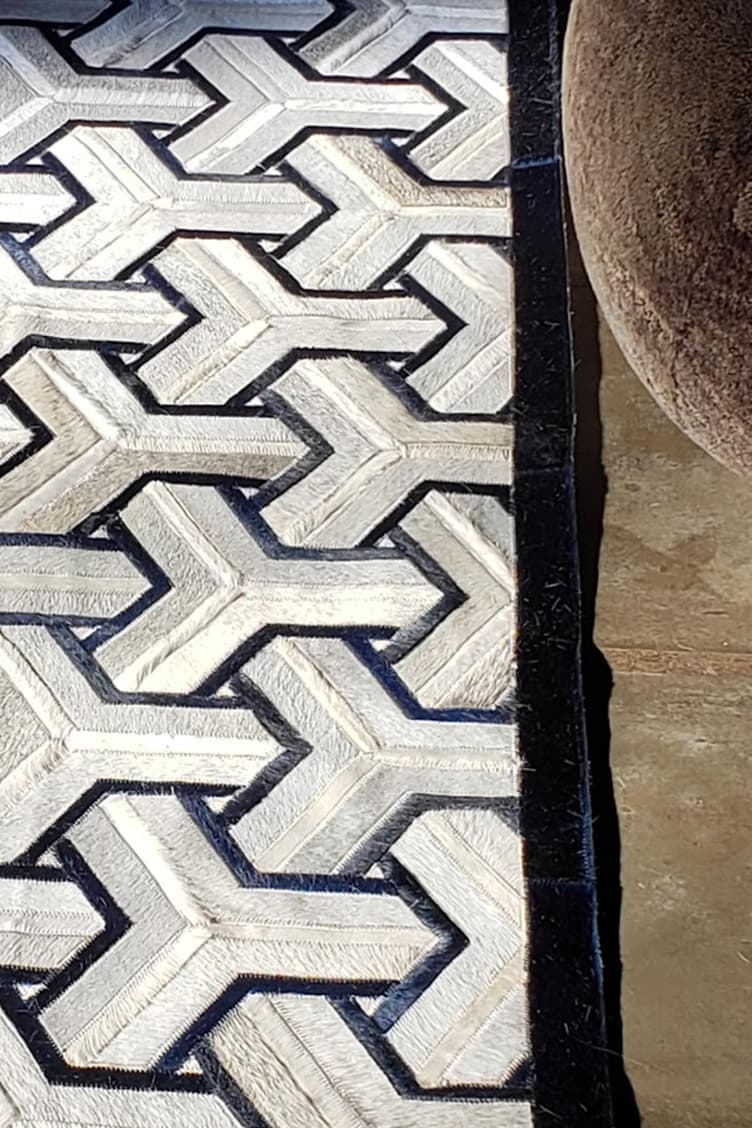 THAI – Cowhide Rug Modern - Homelosophy, view 4