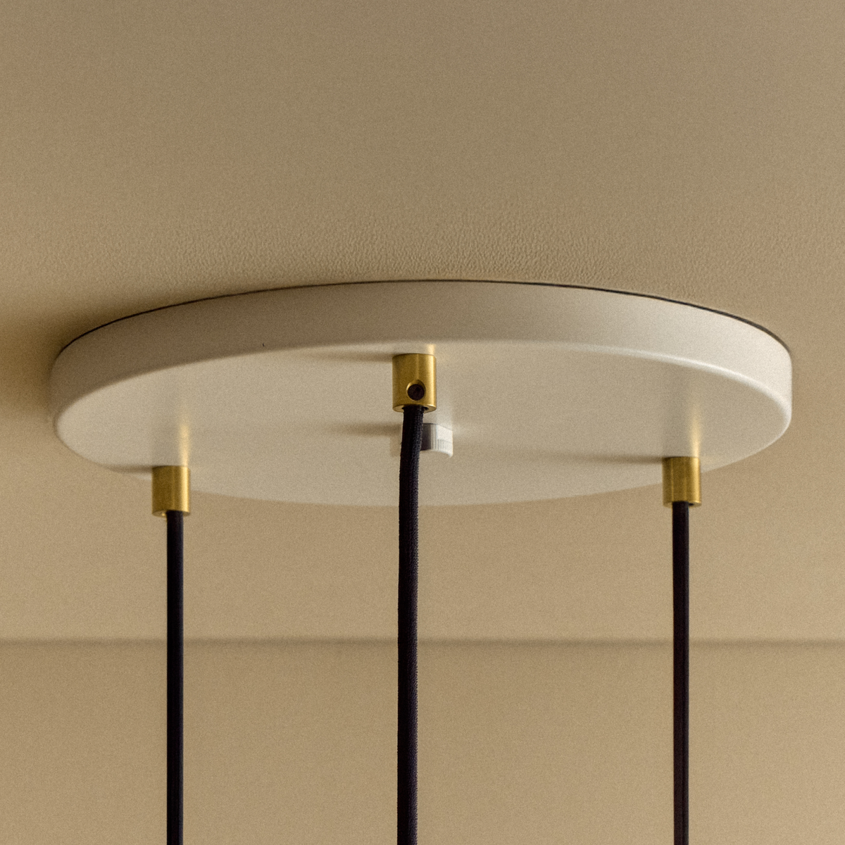 Triple Pendant in Oak + Sphere IV