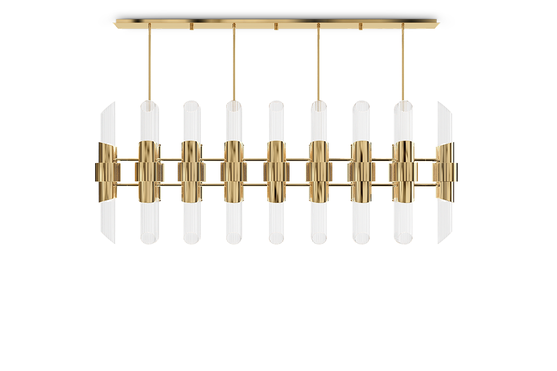 Tycho Rectangular Suspension Light by Luxxu