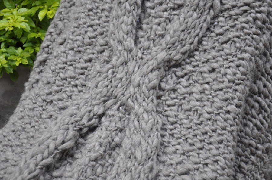 Penelope Grey Throw - Homelosophy, view 5