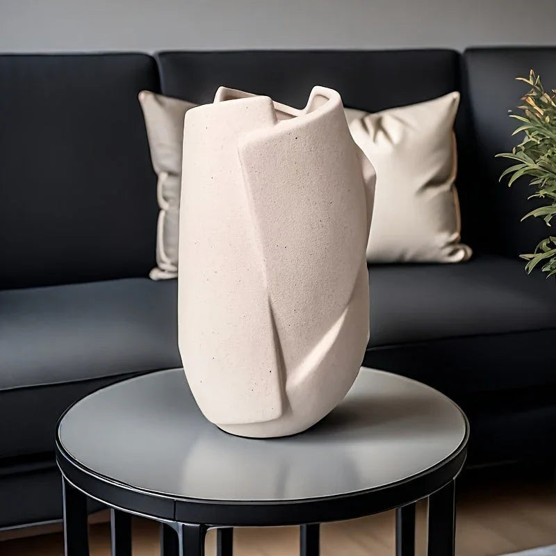 Vase - Modern Ceramic Cylinder — House of Avana, view 2 of 24