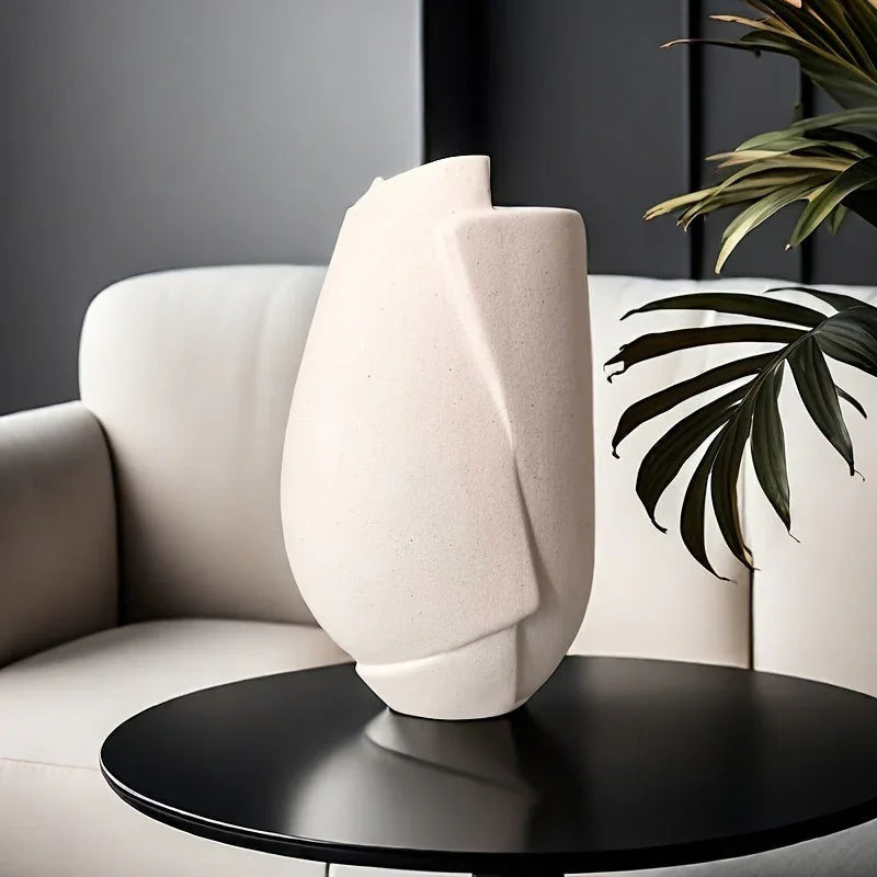 Vase - Modern Ceramic Cylinder — House of Avana, view 1 of 24