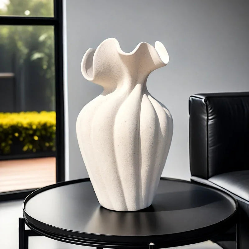 Vase - Striped Ceramic 20cm — House of Avana, view 2 of 38