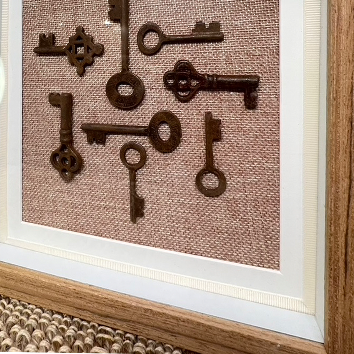 Vintage Keys Art - Petite Walnut - Source by Studio Skara, view 4