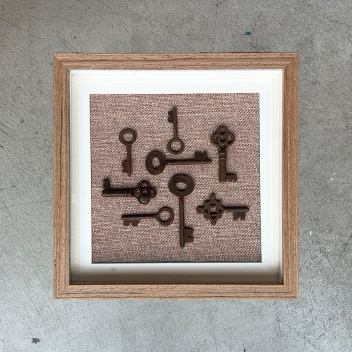 Vintage Keys Art - Petite Walnut - Source by Studio Skara, view 3