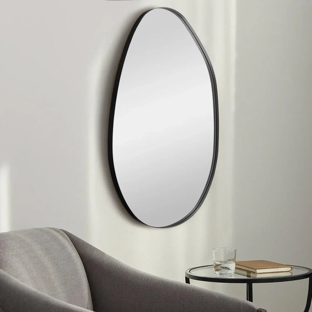 Wall Mirror - Asymmetrical Black 53x90cm — House of Avana, view 25 of 34