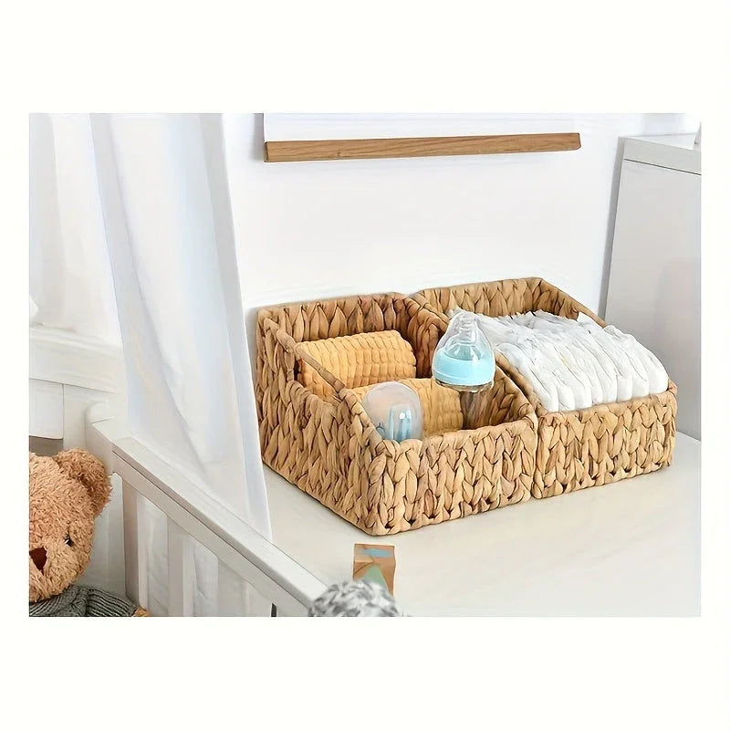 Wicker Baskets - Storage Natural 2 Pack