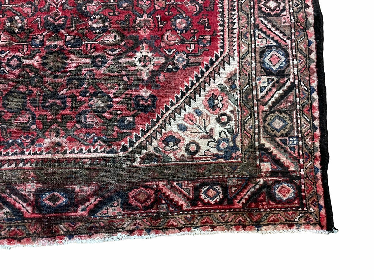 5.5 X 10 Antique Handmade Wool Tribal Gallery Rug All Over Red Runner Corridor - Jewel Rugs, view 10