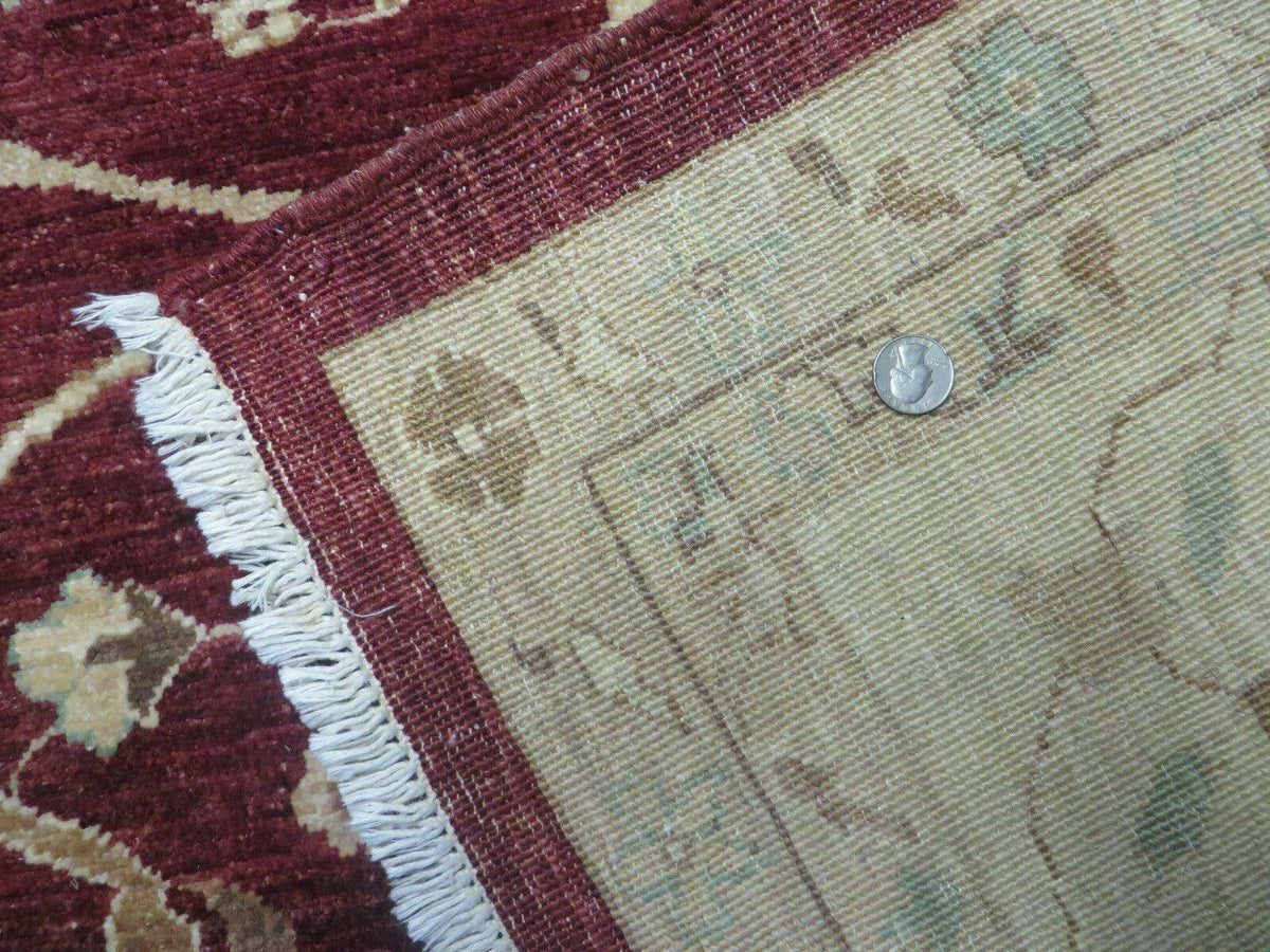 10' X 14' Vintage Handmade PESHAVAR CHOBI Pakistani Agra Wool Carpet Nice - Jewel Rugs, view 10