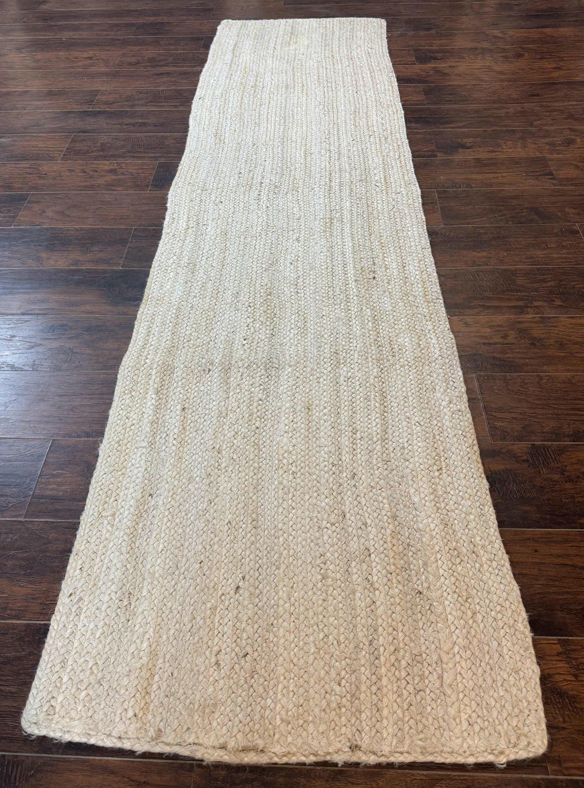 Modern Jute Runner Rug 2.7 x 10, Rug for Hallway or Kitchen, Farmhouse Rug - Jewel Rugs, view 2