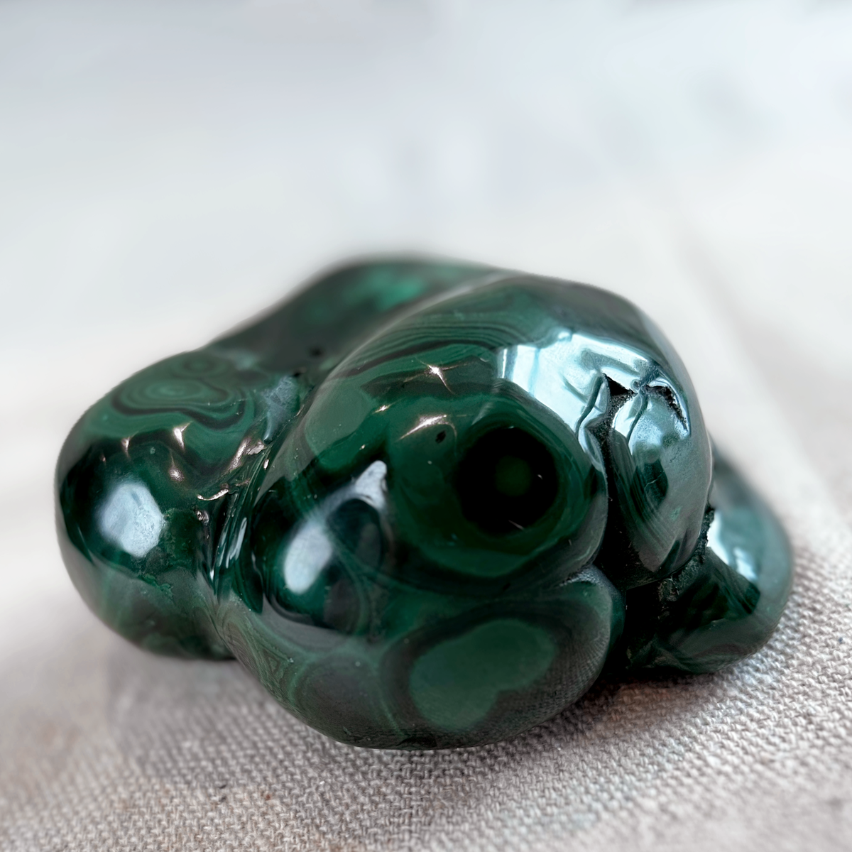 Malachite Freeform Stone - Source by Studio Skara, view 3