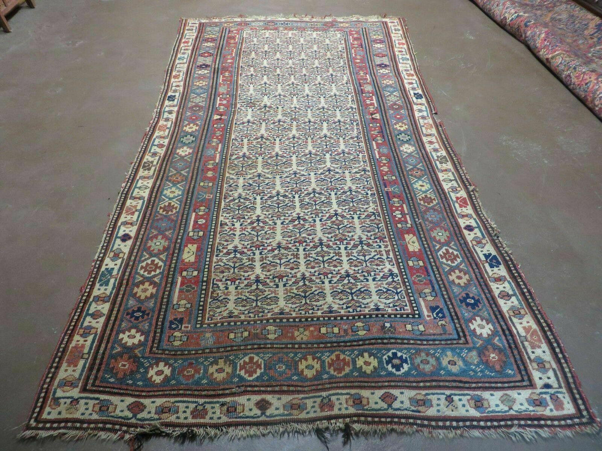 5' X 9' Antique Handmade Caucasian Kuba Wool Rug Veg Dye Runner Nice - Jewel Rugs, view 2
