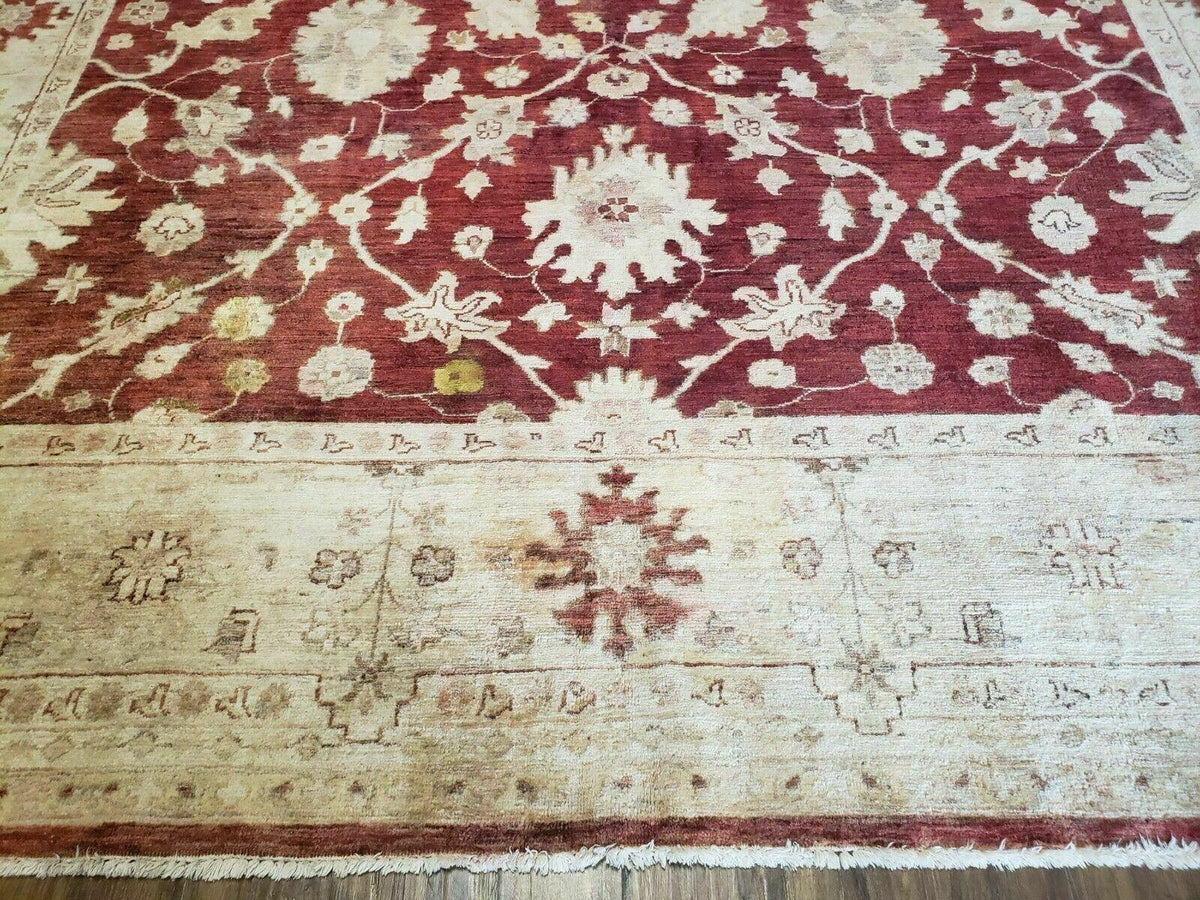 8' X 10' Handmade Peshawar Floral Oriental Wool Rug Hand Knotted Carpet Nice - Jewel Rugs, view 6