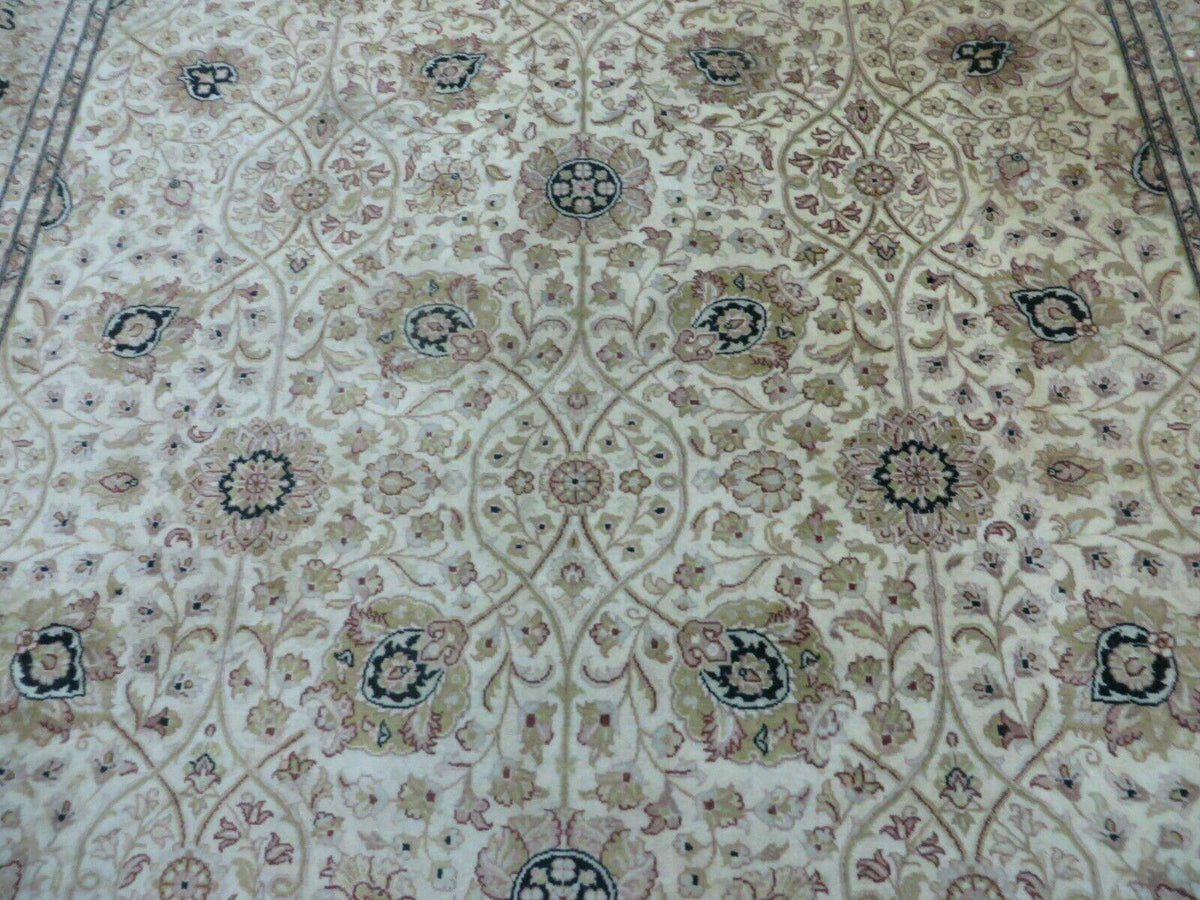 6' X 9' Vintage Fine Handmade Pakistan Oriental Floral Wool Rug Carpet Nice - Jewel Rugs, view 12