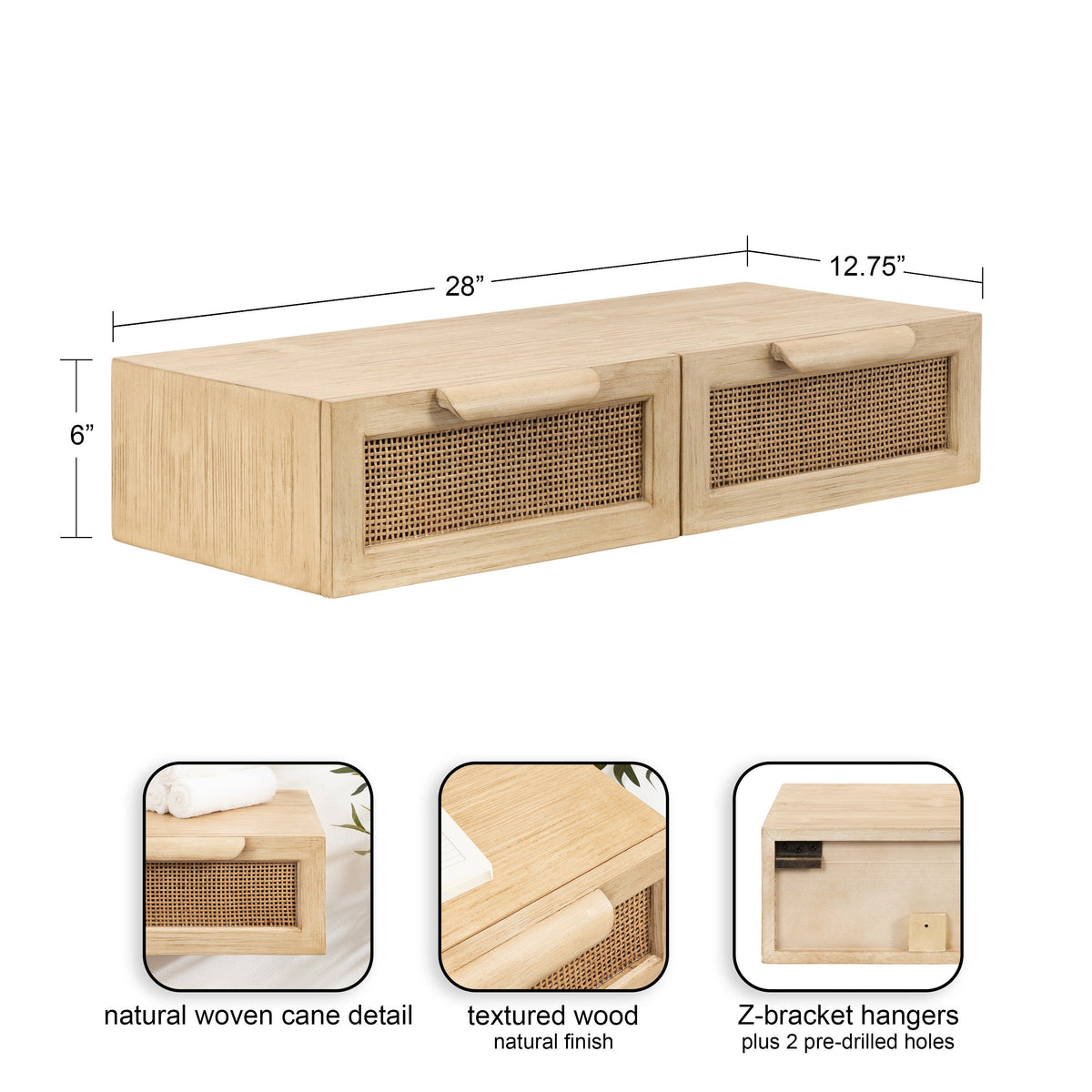 Ori Floating Console Rattan