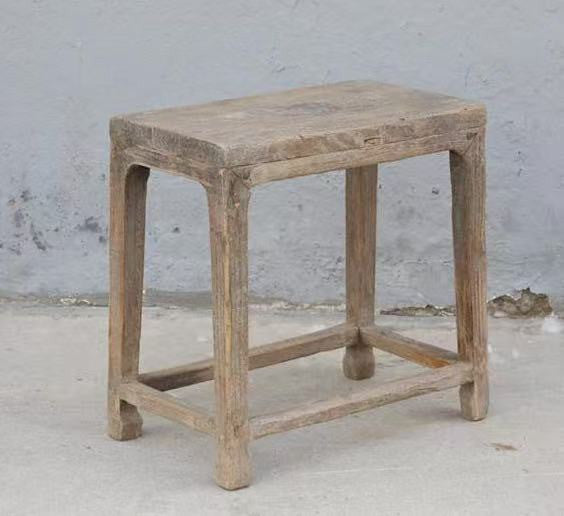 Approx. 18-20 Inches Wide Vintage Rectangular Table Weathered Natural (finish & size vary)