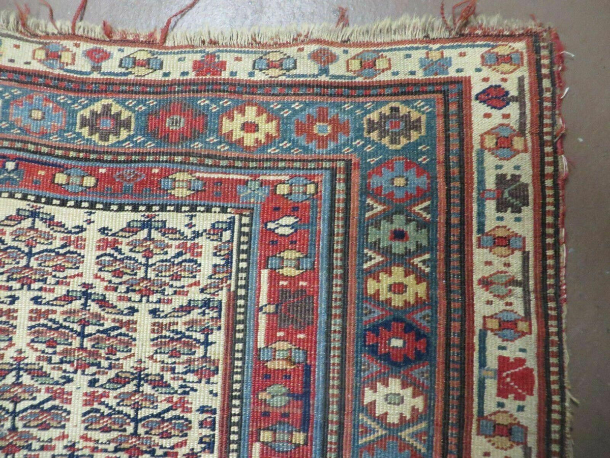 5' X 9' Antique Handmade Caucasian Kuba Wool Rug Veg Dye Runner Nice - Jewel Rugs, view 8