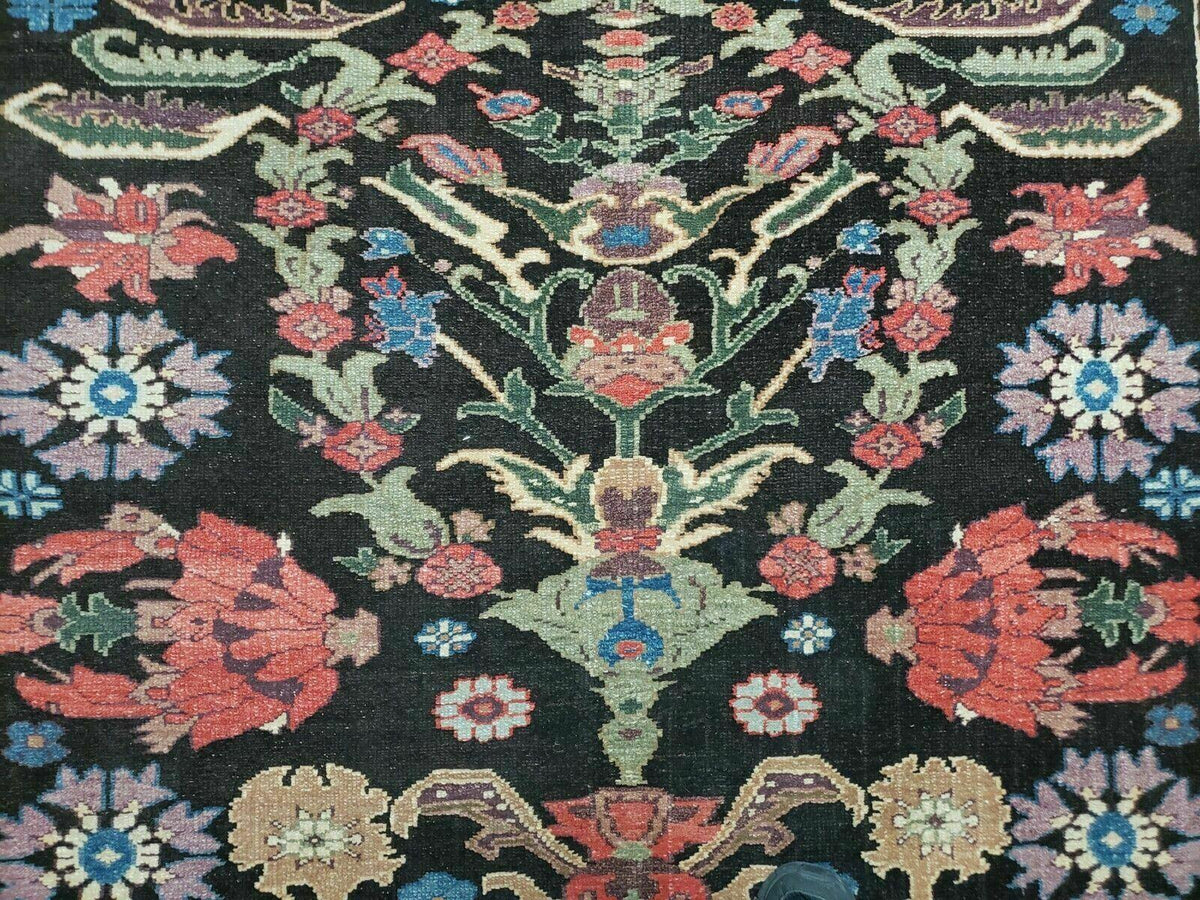4' 5" X 16' 1" Antique Karabagh Caucasian Rug Handmade Wool Carpet Organic Dye - Jewel Rugs, view 5
