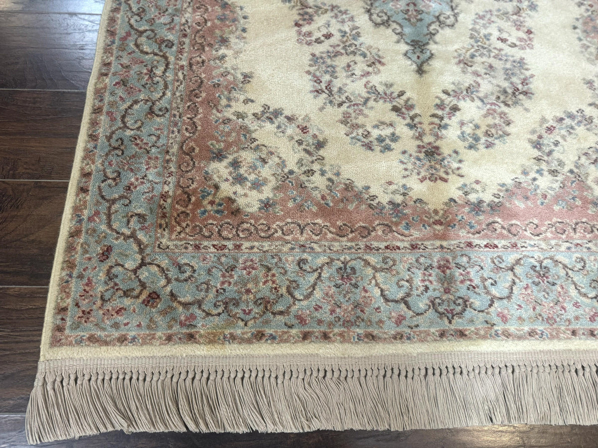 Karastan Rug 4x6, Pastel Ivory Kirman Rug #784, Wool Karastan Carpet, Original 700 Series, Vintage Karastan Area Rug, Discontinued - Jewel Rugs, view 9