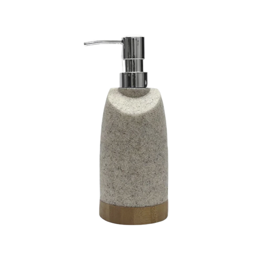 Andie Resin and Wood Liquid Soap Pump - Source by Studio Skara