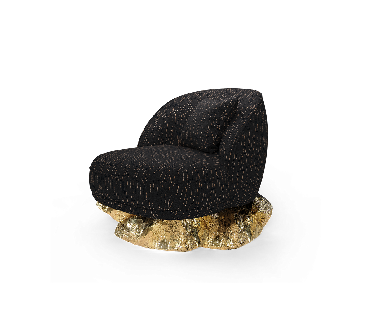 Angra II Black Armchair by Boca do Lobo – view 3
