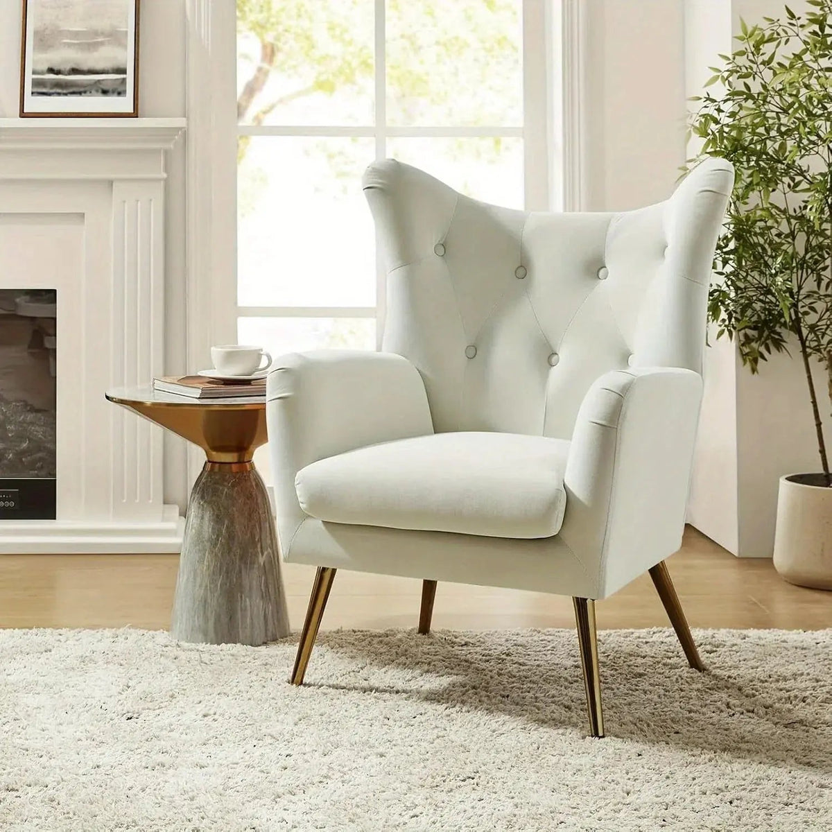 Arm Chair - Luxurious Velvet Blue — House of Avana, view 18 of 40