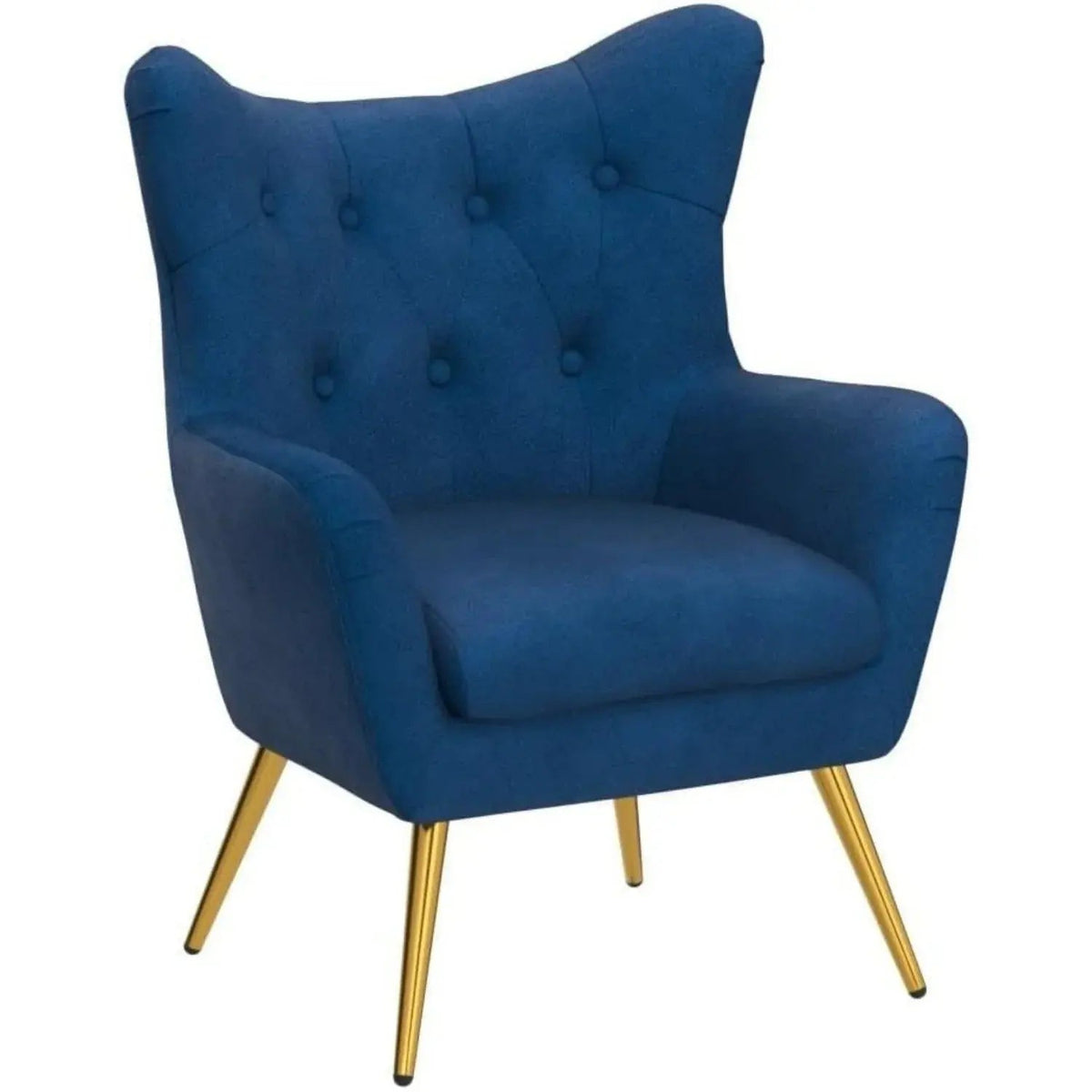 Arm Chair - Luxurious Velvet Blue