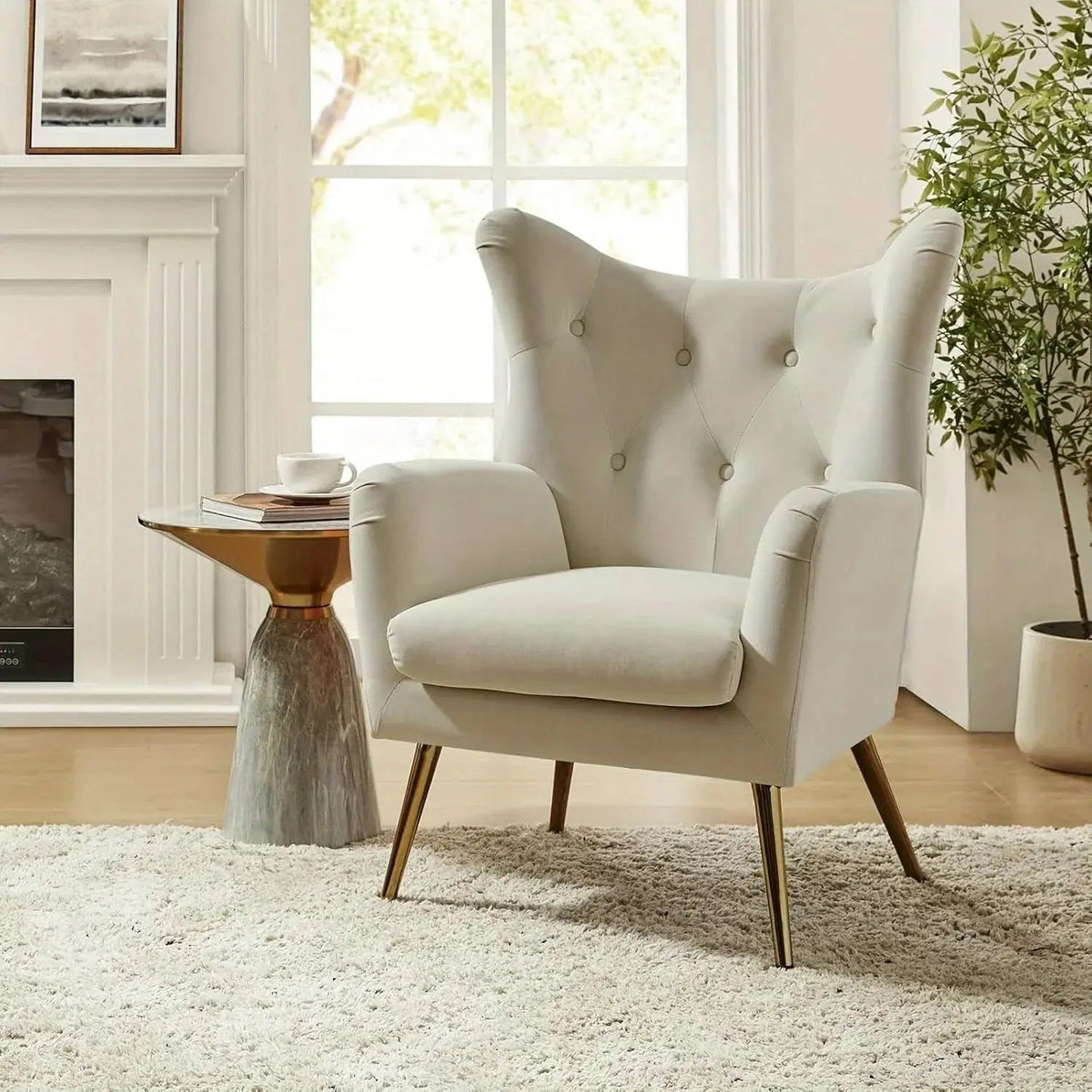 Arm Chair - Luxurious Velvet Blue — House of Avana, view 20 of 40