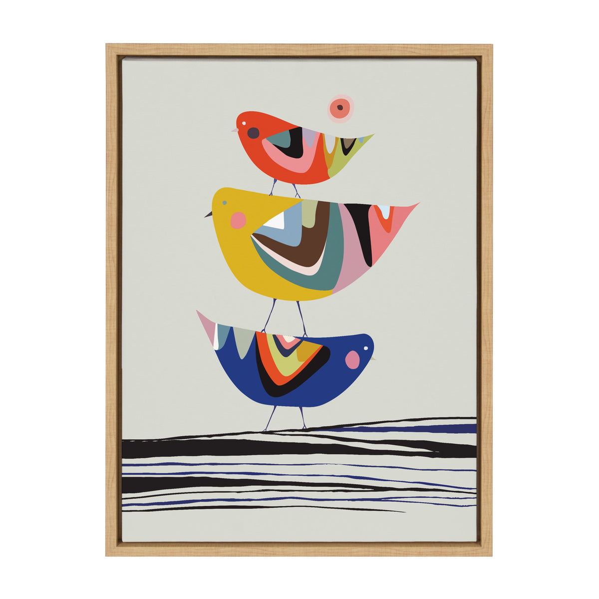 Sylvie The Family Tree Framed Canvas by Rachel Lee of My Dream Wall